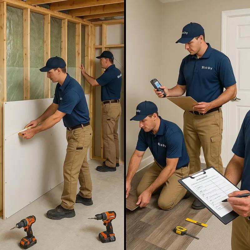 Repairs and Reconstruction process in North Bibb, AL